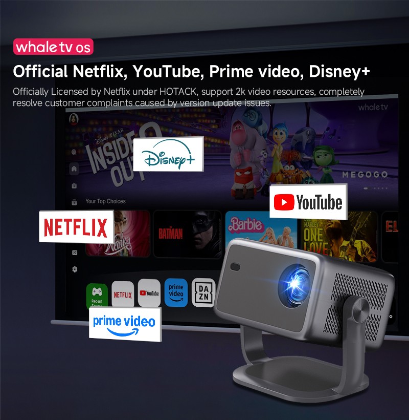 300Ansi Lumens 1080P Full hd Bt Custom logo Android 11 Wifi 5g Projector for Home Theater Tv Cinema Office