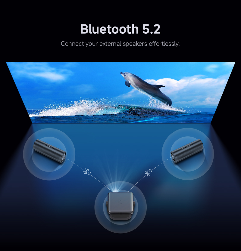 300Ansi Lumens 1080P Full hd Bt Custom logo Android 11 Wifi 5g Projector for Home Theater Tv Cinema Office