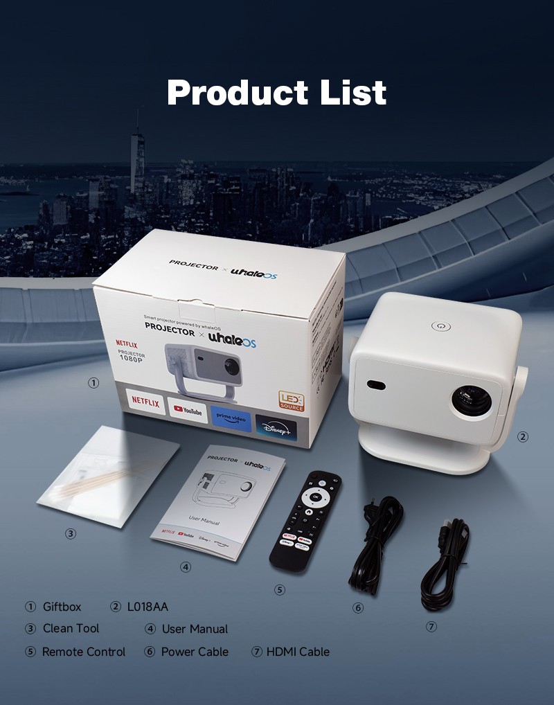 300Ansi Lumens 1080P Full hd Bt Custom logo Android 11 Wifi 5g Projector for Home Theater Tv Cinema Office