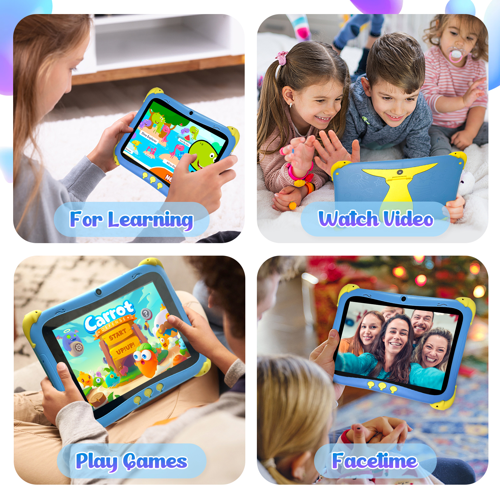 NEW 8 inch GMS Android 11.0 Wifi Rugged Tablet PC RK3326 Quad core for Kids learning educational iwawa Tablets