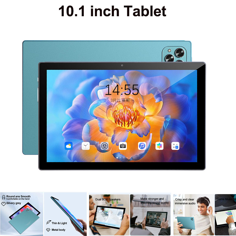 10 Inch MTK8786 Octa Core Tablet with Android 15 4G LTE GPS 5G WIFI 4GB RAM 64GB ROM Business 2-in-1 Keyboard 14 New GPS tablets