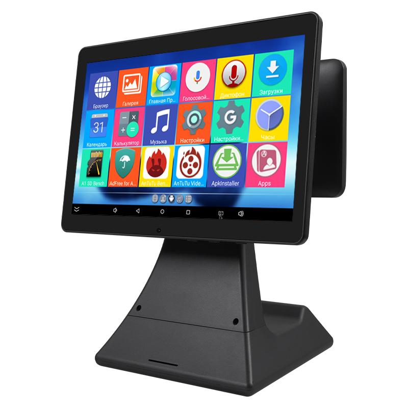 All-in-One Smart Tablet Digital for Terminal Restaurant Hotel KTV 4G/GSM Two-Sided Screen Tablet PC ODM Advertising Solution