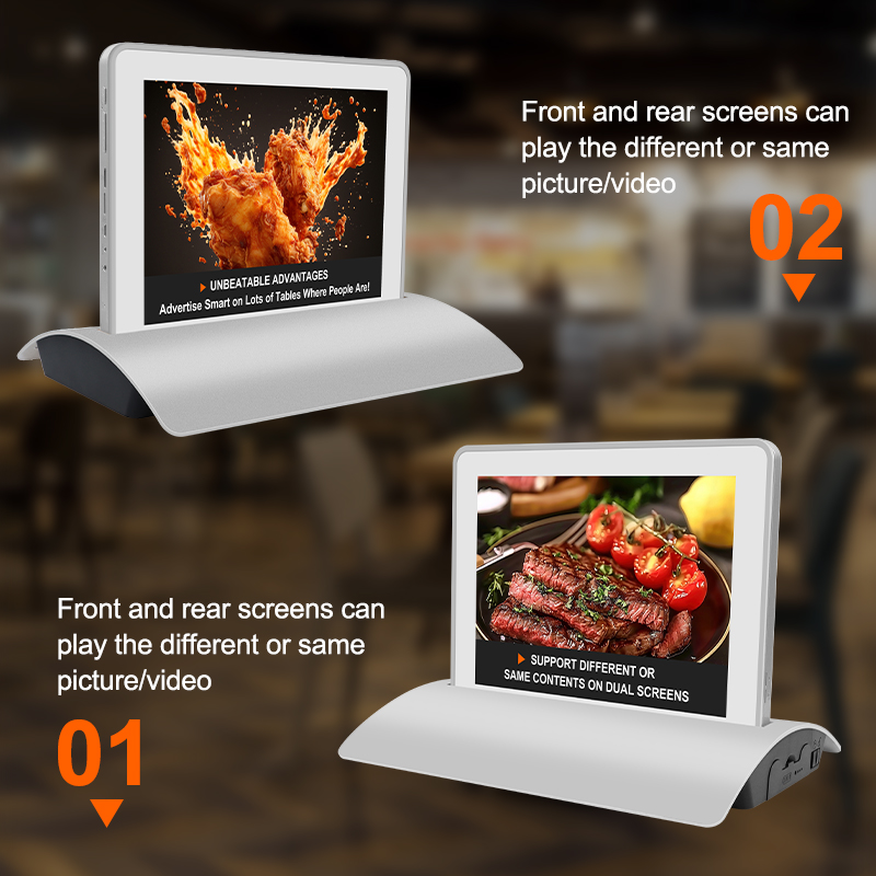 All-in-One Smart Tablet Digital for Terminal Restaurant Hotel KTV 4G/GSM Two-Sided Screen Tablet PC ODM Advertising Solution