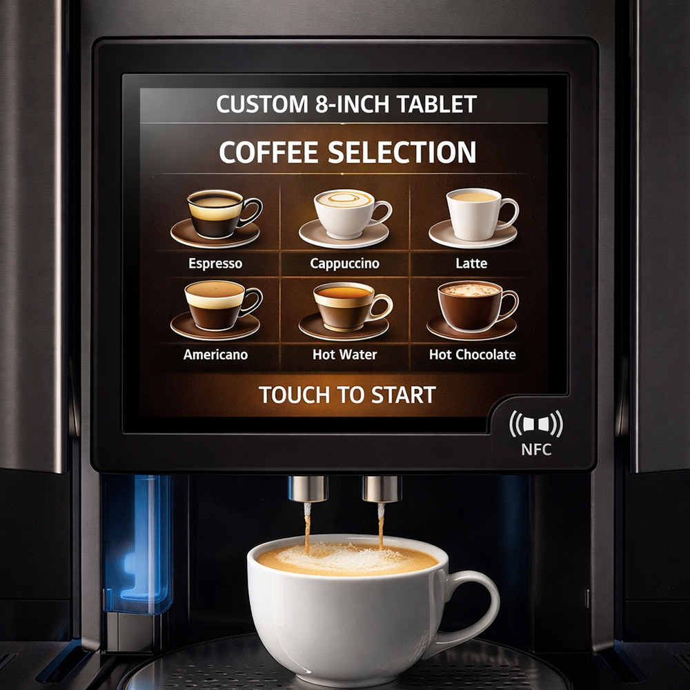 Custom Android Capacitive Screen 4GB Tablet PC for Smart Home & Commercial Appliances (Coffee Machine Vending Etc.) ODM Solution