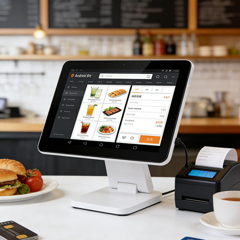 ODM Tablet PoS 11/12 Inch Tablet Donation Kiosk Front Facing NFC WIFi 4G Kiosk Restaurant Menu NFC Payment Android Tablet PC