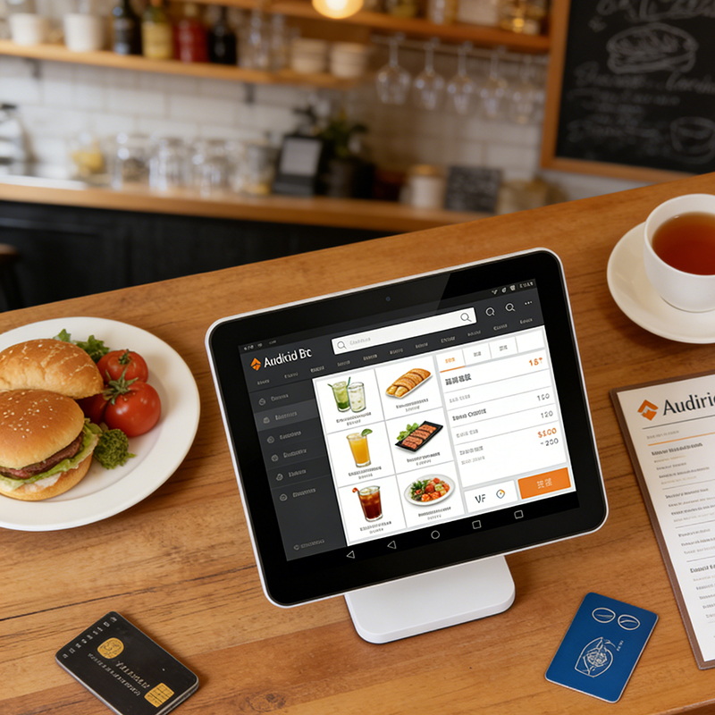 ODM Tablet PoS 11/12 Inch Tablet Donation Kiosk Front Facing NFC WIFi 4G Kiosk Restaurant Menu NFC Payment Android Tablet PC