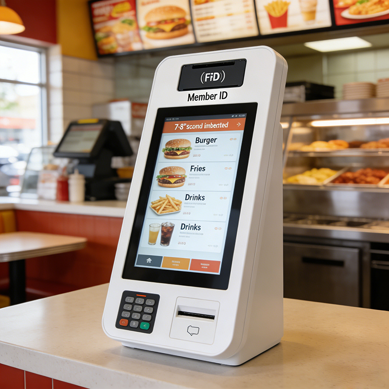 ODM Tablet 7 Inch Restaurants POS Terminal Android Tablet Ordering Kiosk Smart Digital Food Aluminum Kiosk Custom Tablet MID