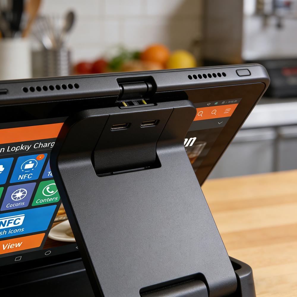 8 Inch Restaurant Ordering Tablet With NFC/RFID Reader Android 14/15/16 Embedded Economical Configuration Kiosk Pos Tablet