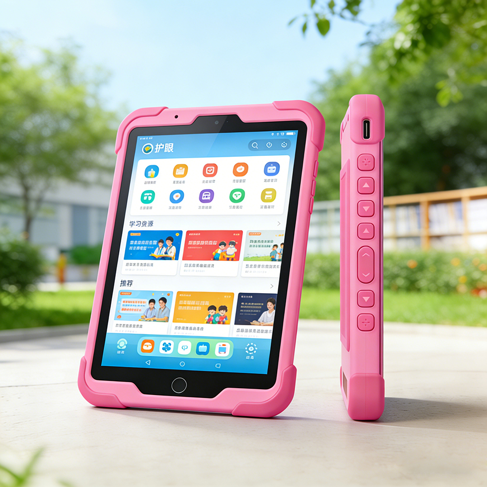 Custom Education Tablets 10 Inches Android WIFI Tablet Pc for Children with Holder Drop-resistance Touch Screen Learning Tablet