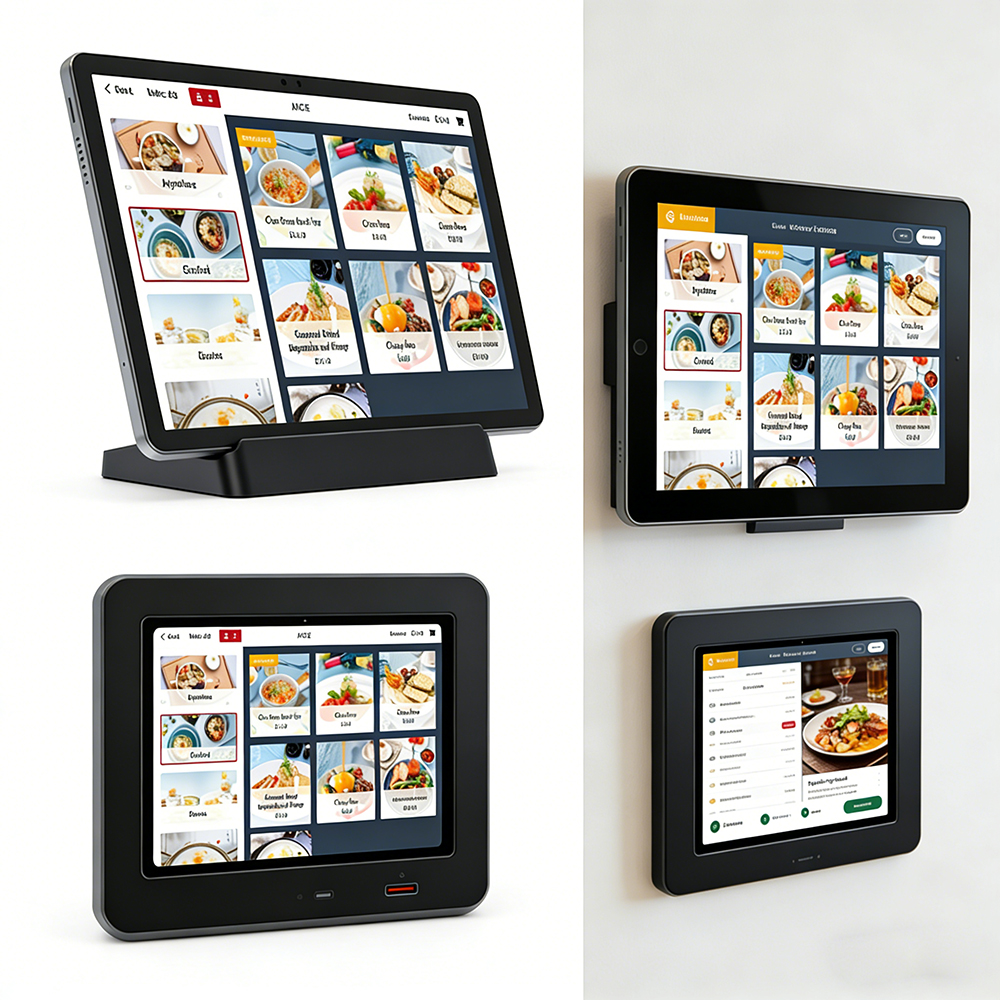 ODM Hotel In-room Tablet No Camera 12 Inch FHD IPS Incell Screen Tablet MTK G99 GMS Certified NFC Tablet PC with Charging Cradle