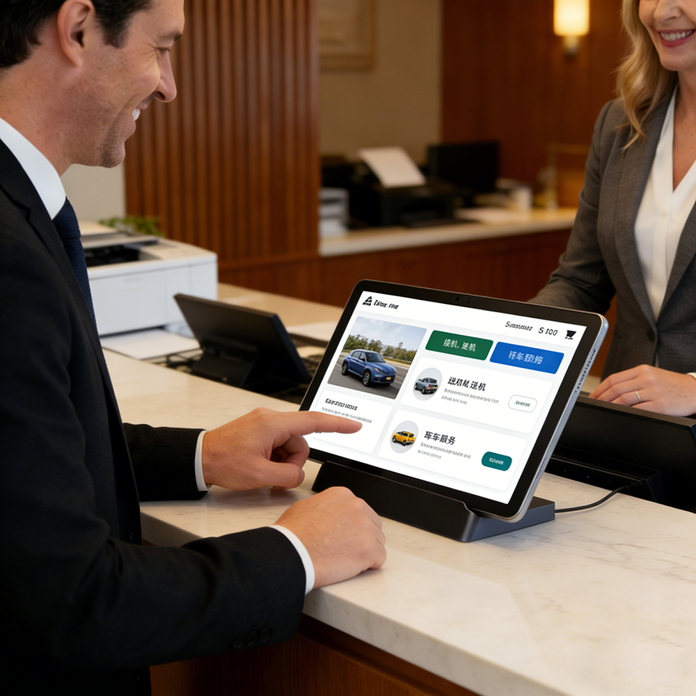 ODM Hotel Control Android Tablet 12 Inch 2K IPS Incell Screen Tablet MTK Unisoc GMS NFC Tablet PC with Charging Cradle Tablet