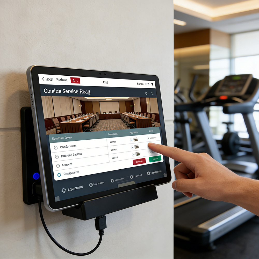 ODM Hotel Control Android Tablet 12 Inch 2K IPS Incell Screen Tablet MTK Unisoc GMS NFC Tablet PC with Charging Cradle Tablet