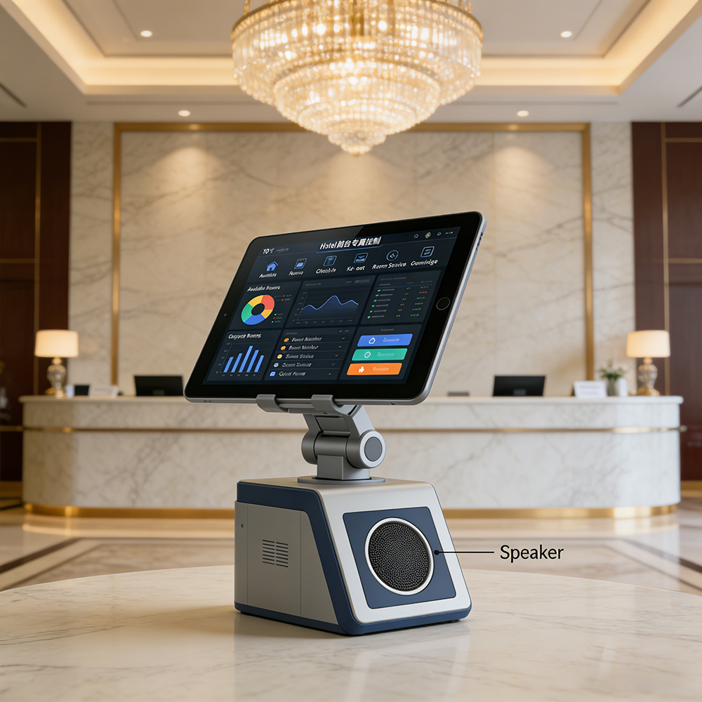 ODM Custom 12.2 Inch Tablet Hotel Restaurant Center Control Cradle POS NFC WIFI 4G Unisoc T620 Android Smart Control Solution