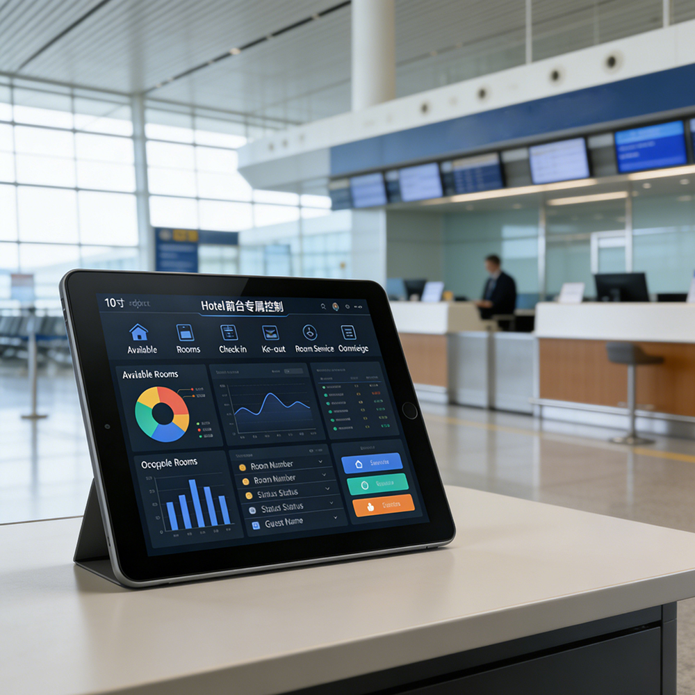 12.2 Inch Hotel Restaurant Tablet Multiple Ports Cradle POS NFC Hotel Rom Ordering Pay Control Hardware ODM Tablet