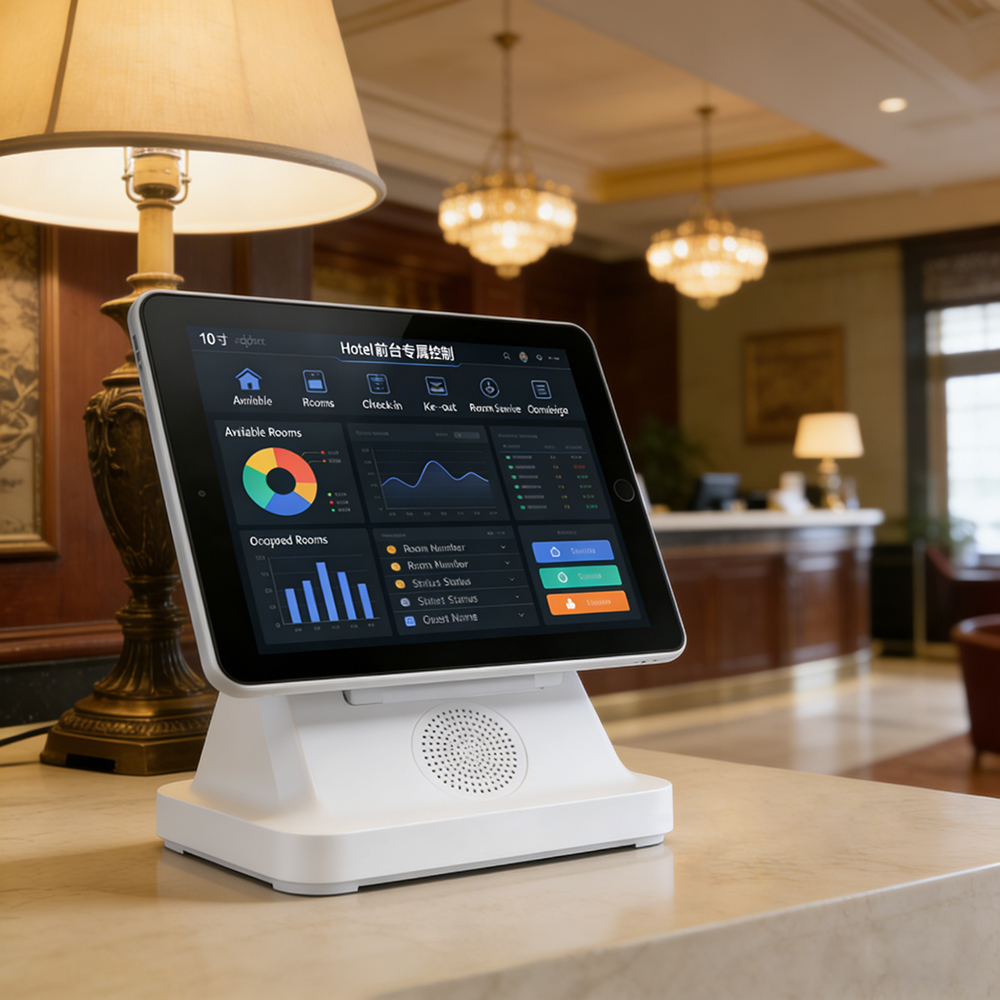 12.2 Inch Hotel Restaurant Tablet Multiple Ports Cradle POS NFC Hotel Rom Ordering Pay Control Hardware ODM Tablet