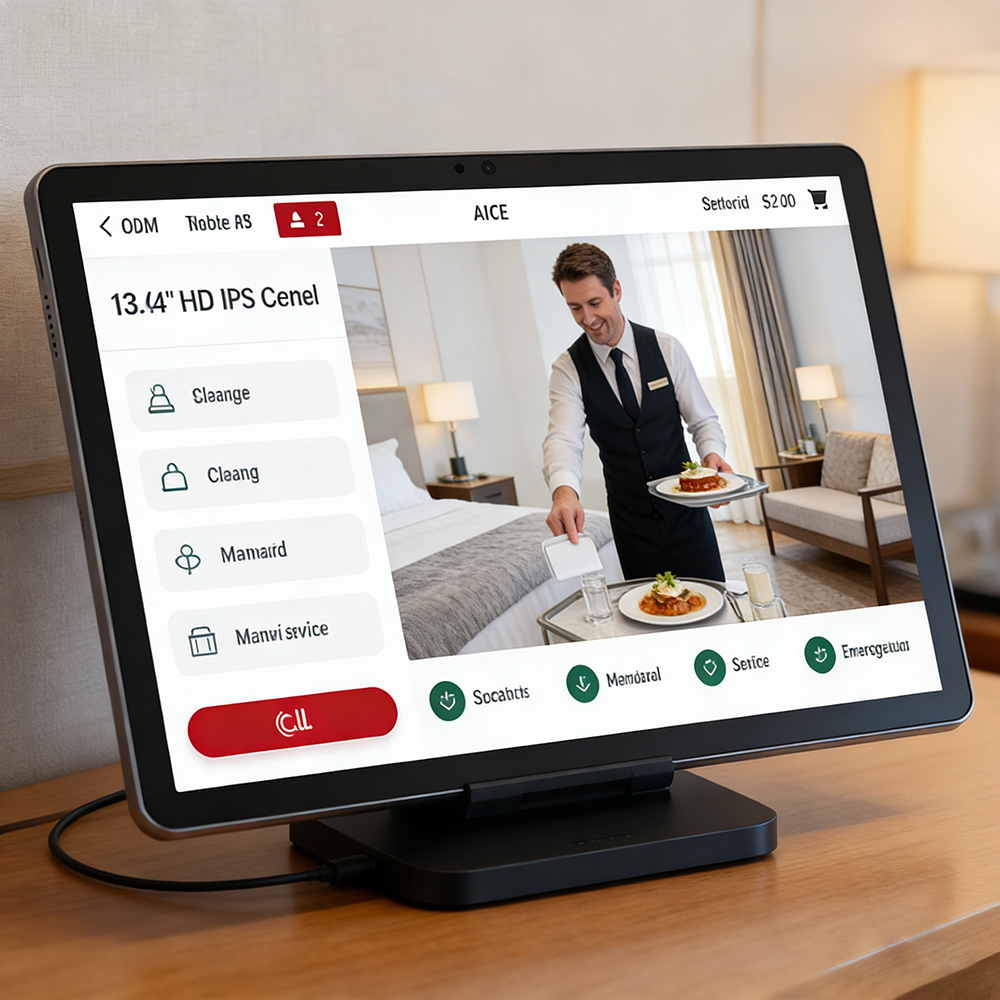 13.4 Inch Unisoc T620 Android PoE Tablet Hotel Control Automation Ordering Touch Screen With NFC Kiosk WIFI 4G ODM Tablet Pc