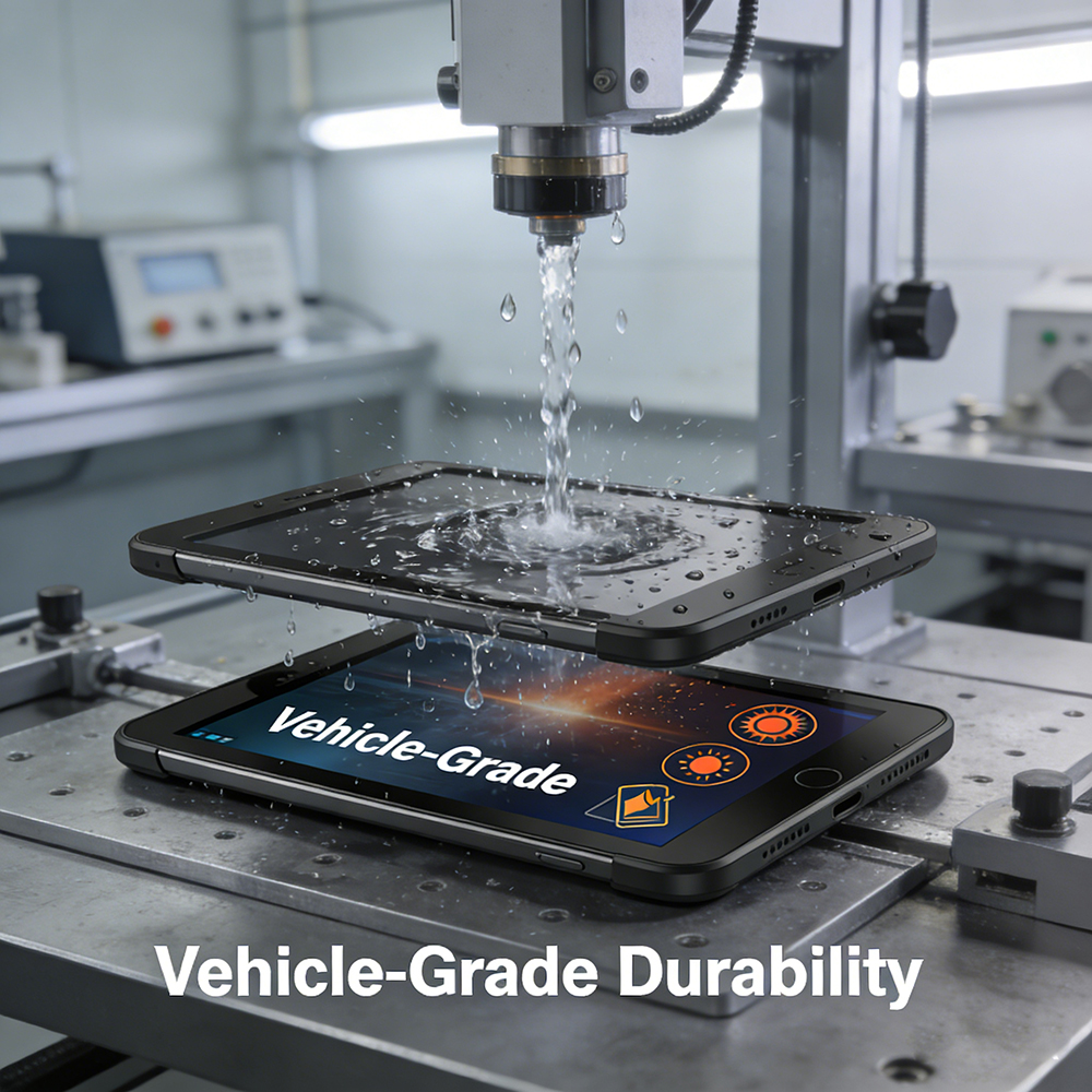 ODM 11 Inch Android Rear Seat Car Monitor Tablet PC with 4G LTE Wif Bt GPS Dual Type C Anti-Glare Screen for Vehicles Tablet